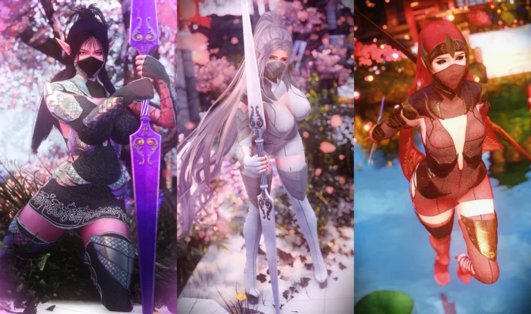 Melodic Assassin Sister - CBBE-UUNP SE - Skyrim SE Mod おすすめ高画質画像