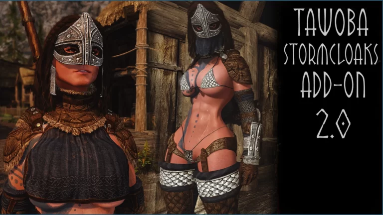 Stormcloaks Bikini armor 3BA HDT-SMP - Tawoba Standalone add-on - Skyrim SE Mod おすすめ高画質画像