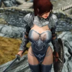3TD-Silver Knight Armor - CBBE 3BA - Skyrim SE Mod おすすめ高画質画像
