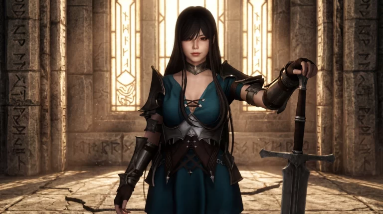 ELLE - Knight Elaine - Skyrim SE Mod おすすめ高画質画像