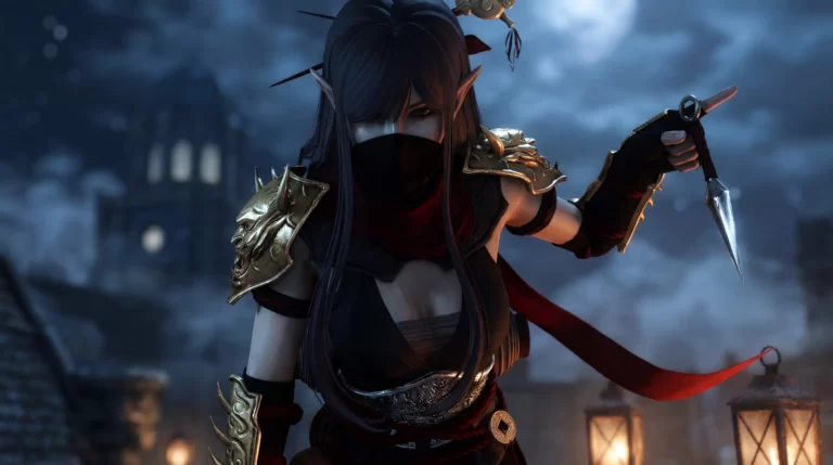 ELLE - SK Shinobi - Skyrim SE Mod おすすめ高画質画像