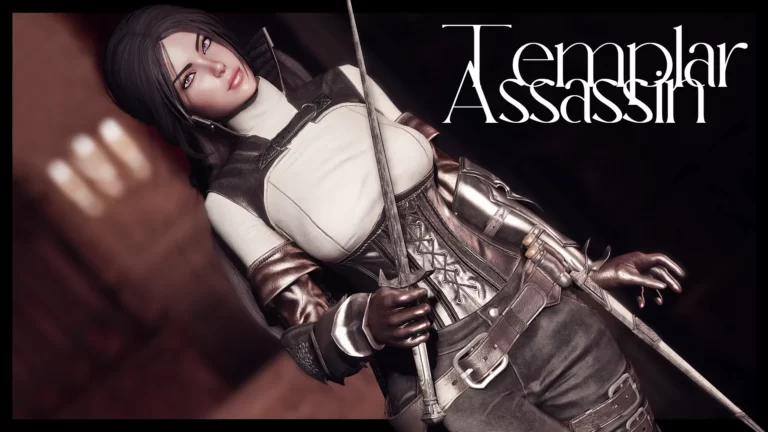 Templar Assassin Armor 3BA-BHUNP-CBBE-UNP - Skyrim SE Mod おすすめ高画質画像