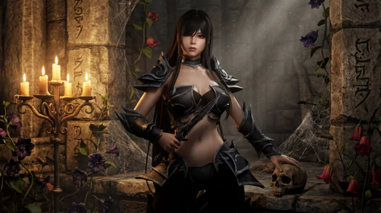 ELLE - Dark Assassin - Skyrim SE Mod おすすめ高画質画像