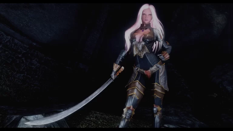 Female Vampiric Knight - SSE CBBE BodySlide (with Physics) - Skyrim SE Mod おすすめ高画質画像