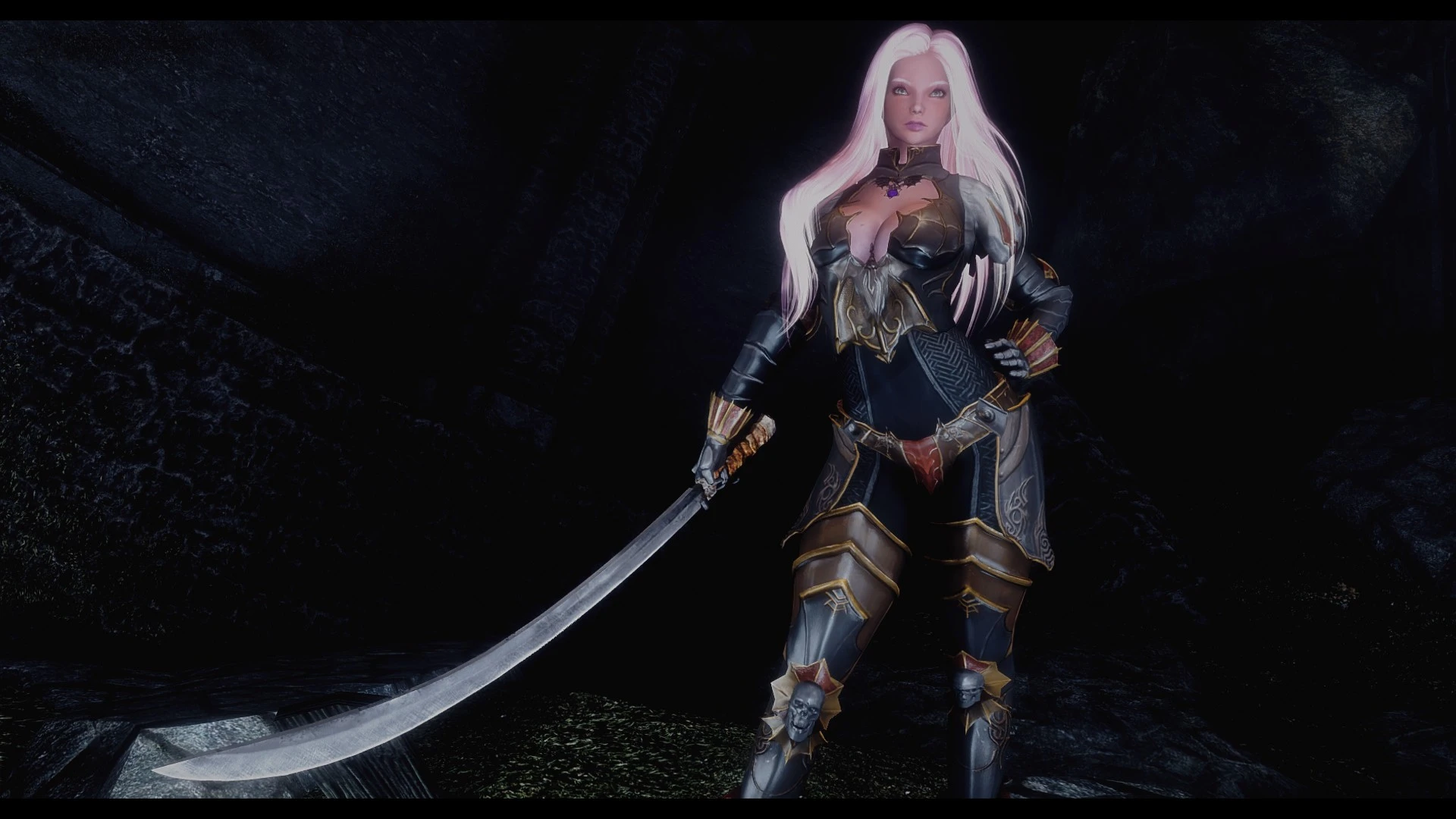 Female Vampiric Knight – SSE CBBE BodySlide (with Physics)