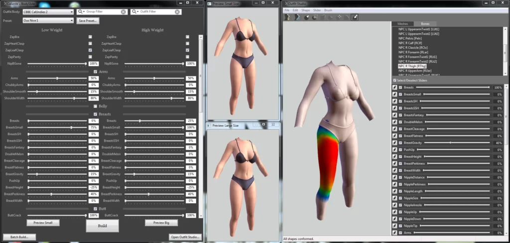 BodySlide and Outfit Studio - Skyrim SE Mod おすすめ高画質画像
