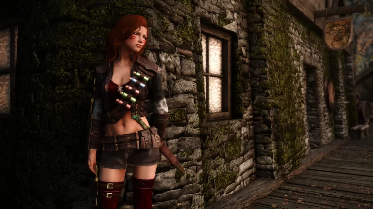 Mara's Thief Armor (TMB CBBE BodySlide) - Skyrim SE Mod おすすめ高画質画像