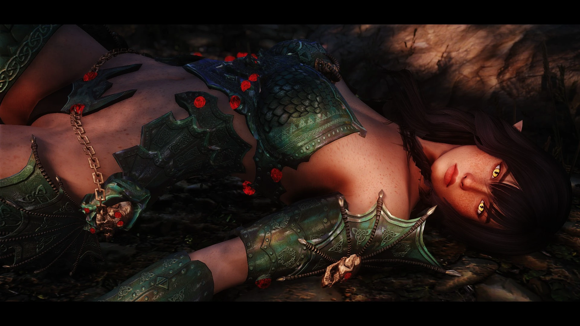 Vampire Dark Knight – SSE CBBE BodySlide (with Immersive Physics)