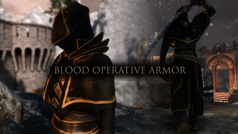 Blood Operative Armor - Male and Female Armor - Skyrim SE Mod おすすめ高画質画像