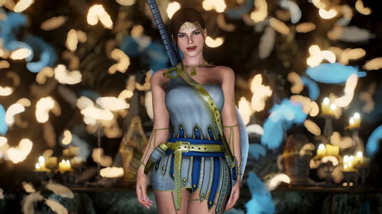 DX Spartan Bard Outfit - SSE CBBE BodySlide (with Physics) - Skyrim SE Mod おすすめ高画質画像