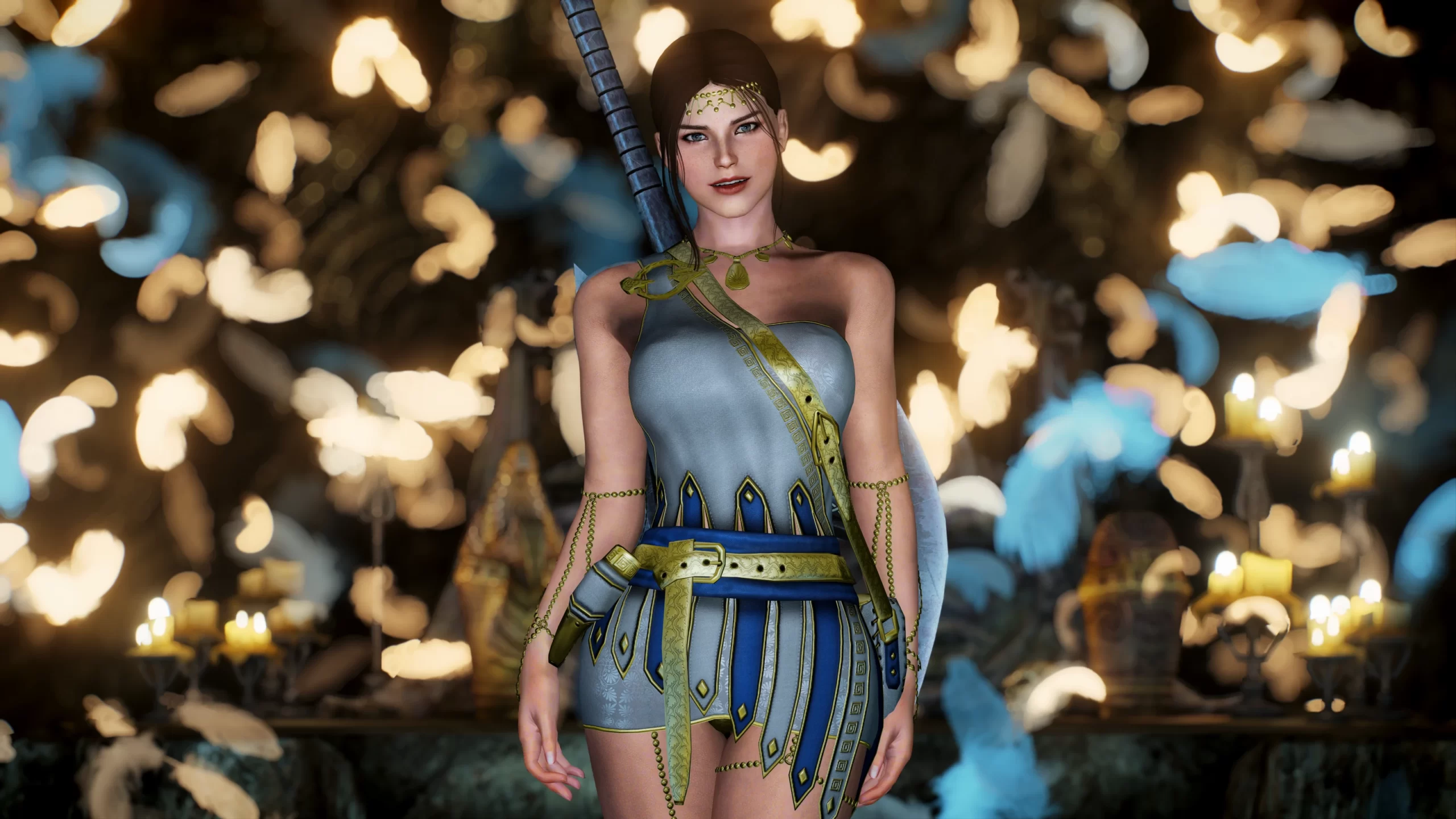 DX Spartan Bard Outfit – SSE CBBE BodySlide (with Physics)