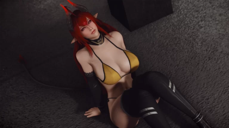 Ryan Reos Daemon Girl - CBBE 3BA - Skyrim SE Mod おすすめ高画質画像