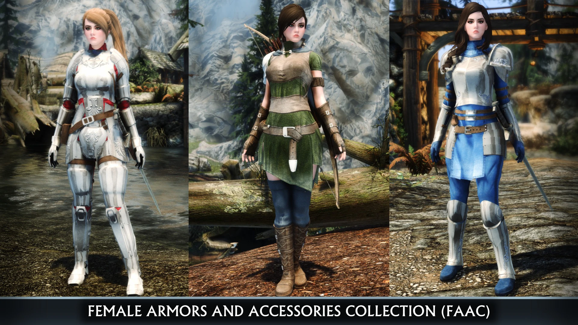 Female Armors and Accessories Collection (FAAC – CBBE – HDT)