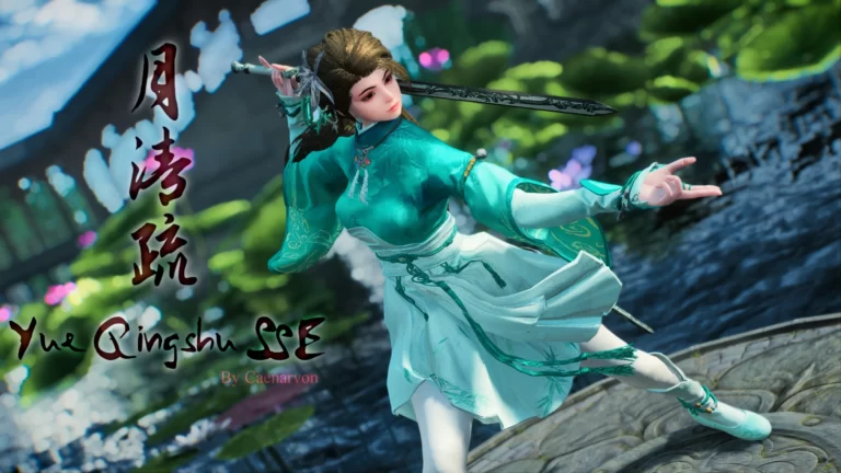 Sword and Fairy - Yue Qingshu - hdt-SMP SSE (CBBE 3BA - BHUNP) - Skyrim SE Mod おすすめ高画質画像