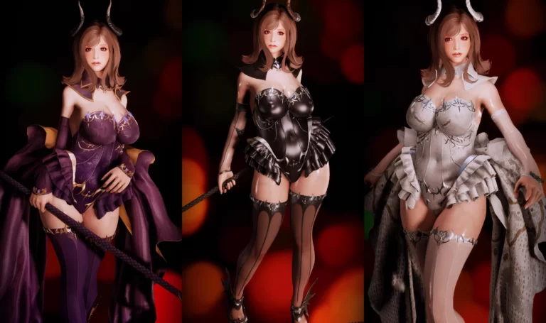 COCO Succubus - CBBE-UUNP SE - Skyrim SE Mod おすすめ高画質画像