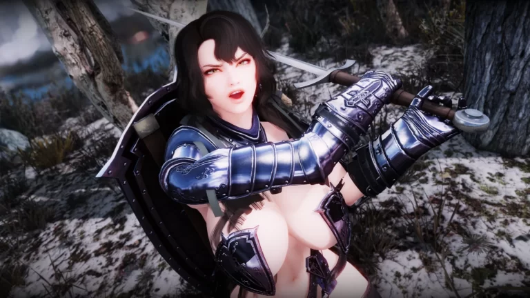 BHUNP DX Dark Knight Armor - Skyrim SE Mod おすすめ高画質画像