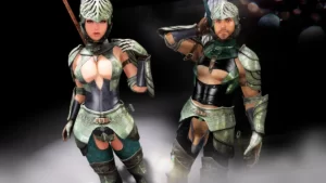 Viridian Knight Armor (Skimpy Version - CBBE - 3BA - BHUNP - HIMBO) - Skyrim SE Mod おすすめ高画質画像