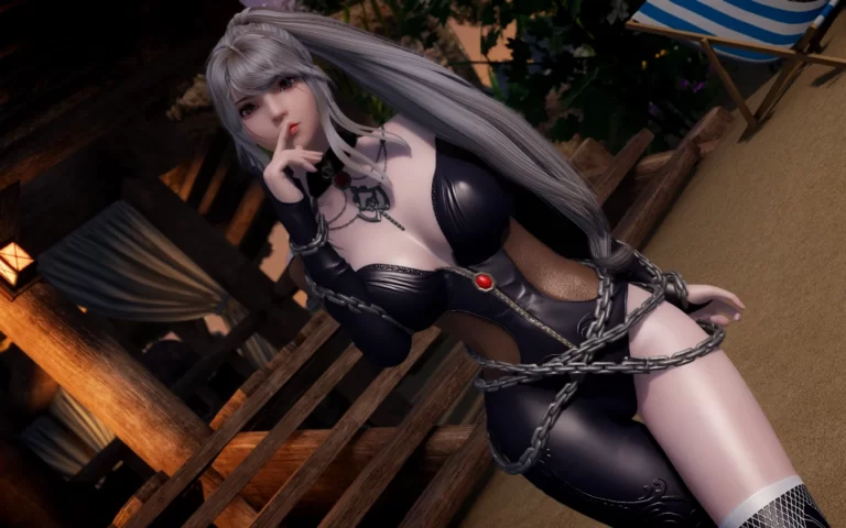 Chain of Darkness Outfit CBBE 3BA - Skyrim SE Mod おすすめ高画質画像