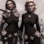Northgirl Armor UNP - SSE - Skyrim SE Mod おすすめ高画質画像