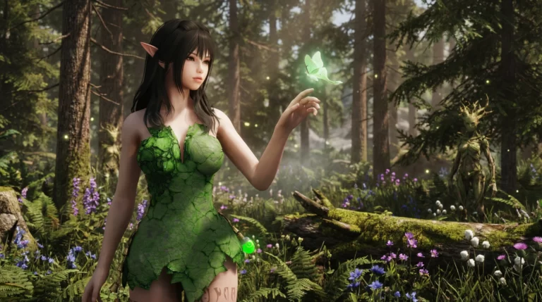 ELLE Pixie Dust 3BA-BHUNP - Skyrim SE Mod おすすめ高画質画像