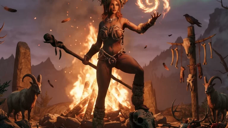 ELLE - Tribal Scout 3BA-BHUNP - Skyrim SE Mod おすすめ高画質画像