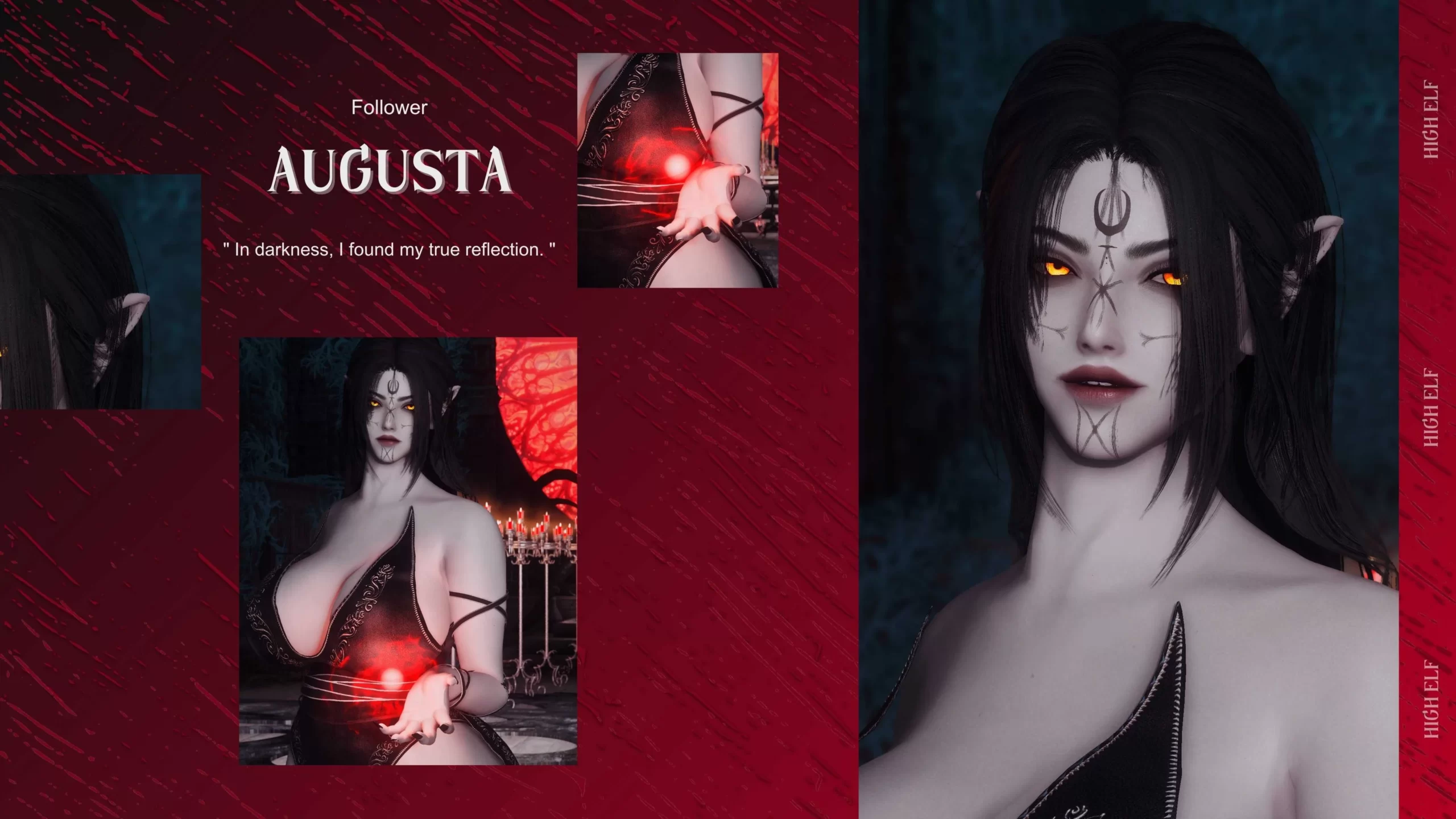 Augusta - A High Poly Elf Follower ESPFE